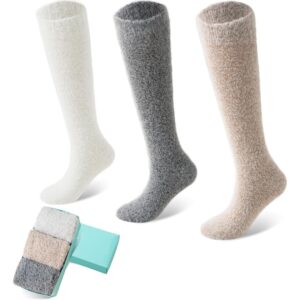 SISOSOCK 3双毛绒柔软舒适的女士袜子-55%