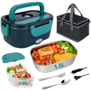 80W车载电热饭盒 (三电压 304不锈钢通勤司机专用) 50%OFF