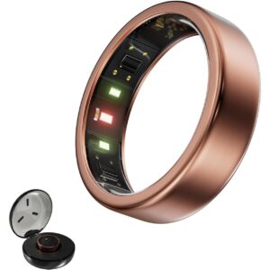 Orvyna Smart Ring 钛金健康与健身追踪器 带睡眠、心率和 SPO₂ 监测功能 -50%