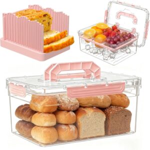 Sorgion 2 合 1 可调节面包切片机 带盖密封调味品盒托盘 多功能食品储存整理器 -50%