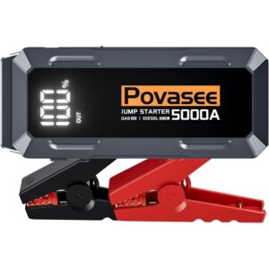 Povasee 汽车电池搭电启动器 5000A 跳电盒 -63%