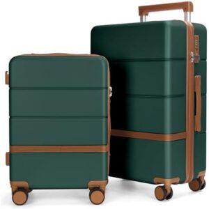 两件套拉杆行李箱 (硬壳防水 / TSA 密码锁) 62%OFF