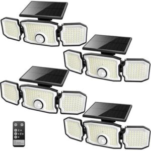 户外太阳能灯防水 - 2800LM 200LED 太阳能运动传感器灯 50%OFF