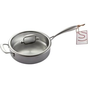 五层复合不锈钢煎炒锅 55%OFF