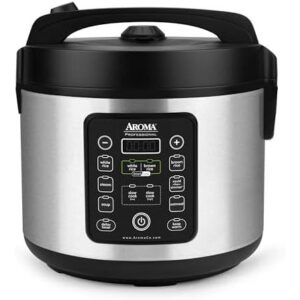 Aroma Housewares ARC-1120SBL SmartCarb Cool-Touch Stainless Steel Rice Multicooker Food Steamer 58%OFF