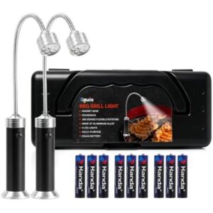 磁吸万向烧烤 LED 灯 (两件装含电池，360° 旋转通用烤架) 50%OFF