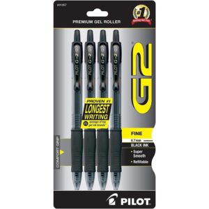 Pilot G2 Pens 0.7 毫米 4 件装 -0%