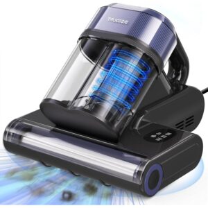 床垫吸尘器 具有 275nm UV-C 光和 149℉ 热量 16Kpa 强力吸力床吸尘器 -55%