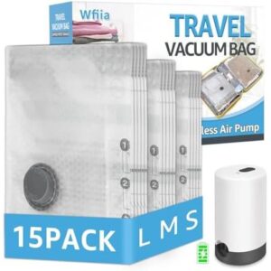 Vacuum Bags/15包3尺寸压缩收纳袋 46%OFF