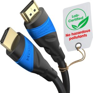 KabelDirekt – 8K / 4K HDMI Cable – 1ft & More HDMI Cables (0.5ft–75ft) – German-Engineered HDMI Cord – Supports 10K/8K@60Hz/4K@120Hz – HDMI Cable for HDTV, PC, PS5, Xbox, Switch  -38%