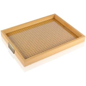 藤编木质托盘43%OFF