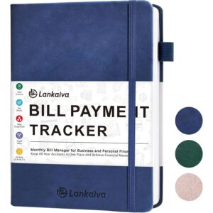Bill 账单跟踪器笔记本 - 费用跟踪器笔记本的预算规划器和每月账单管理器 具有 2280 条账单记录 - 账单支付跟踪器 带有每月付款和储蓄清单 -50%