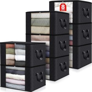 Fab totes 收纳袋 (Black,8 Pack)  -57%