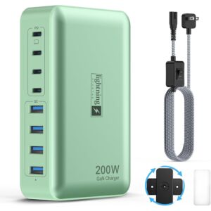 8口多充电站 200W 带扁平插头-52%