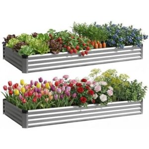 2件金属高架种植箱 50%OFF