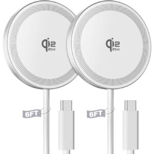 2 件装磁性无线充电器 25W 快速充电器 -50%