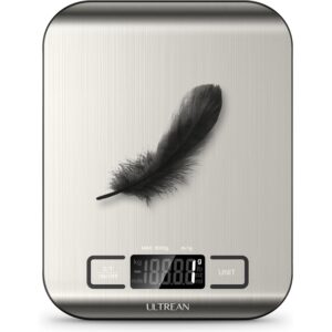 Ultrean 食品秤 6 个带去皮功能的装置 11 磅(包括电池) 11lb -53%