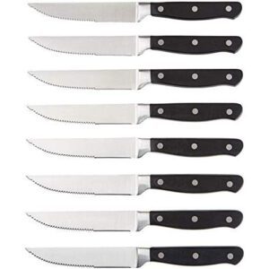全齿不锈钢牛排刀具套装 (八件套/一体锻打) 40%OFF