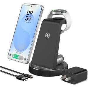 三合一无线充电座 (适配三星设备 / 立式收纳) 61%OFF