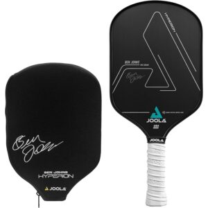JOOLA Ben Johns Hyperion 匹克球拍 - USAPA 认证 具有甜蜜点、最大旋转、加长手柄、定制盖 -50%