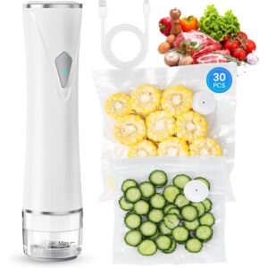 Gikxki 食品真空封口机 带 30 个可重复使用袋子 -56%