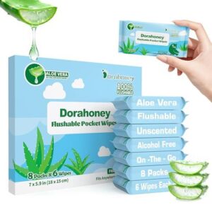 芦荟可冲散便携湿厕纸 55%OFF