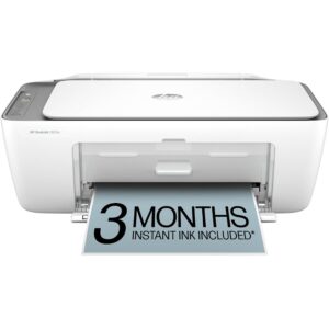HP DeskJet 2855e 无线多合一彩色喷墨打印机、扫描仪、复印机、家用最佳 包括 3 个月的即时墨水试用版 该打印机仅支持 2.4 GHz -44%