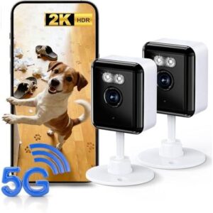 2K双频室内监控摄像头两台装 35%OFF