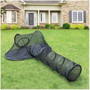 Rest-Eazzzy Cat Tent Outdoor, Pet Enclosure Tent Suitable for Cats and Small Animals, Indoor Playpen Portable Exercise Tent with Carry Bag(Pet Tent& Tunnel) S -72%