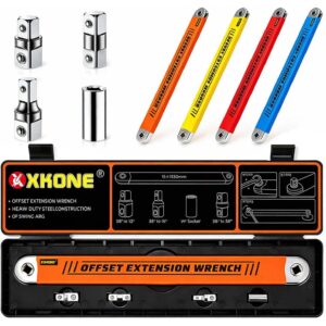 XKONE 偏置延长扳手，0°摆幅延长器，适用于狭窄空间紧固件 -53%