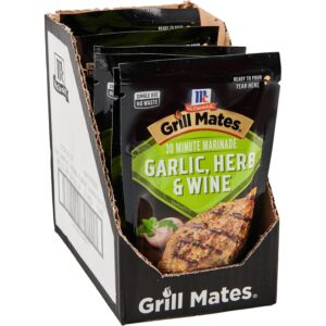 McCormick Grill Mates 蒜香草与葡萄酒 30 分钟腌料，5盎司（6包  -55%