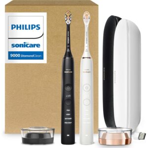 飞利浦 Sonicare DiamondClean 9000 电动牙刷 - 声波牙刷 2 件装 HX9912/71 -48%