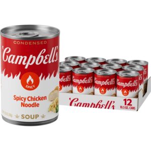 Campbell’s Condensed Spicy Chicken Noodle Soup, 10.5 oz Can (12 Pack)  -20%