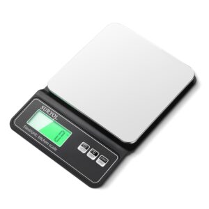 钢化玻璃不锈钢厨房电子秤 (多单位精准烘焙称重) 50%OFF