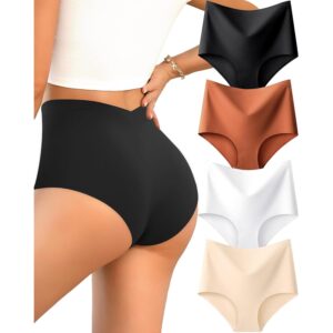 海底 女士无缝内衣 高腰 V 背三角裤 No Show Haul 促销 清仓优惠 服装 -65%