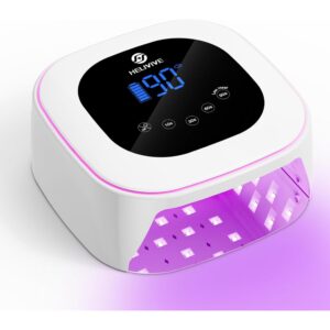 HELIVIVE 无绳 UV LED 美甲灯 80W 可充电美甲烘干机 带 4 个定时器 -57%