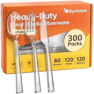 一次性塑料餐具套装 (无 BPA / 耐高温) 47%OFF