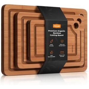 Bamboo/3件耐用带汁槽砧板 68%OFF