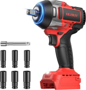 OLIBUY无绳冲击扳手适用于Mwkee M-18电池,53%