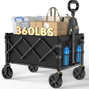 折叠便携手拉车 (大容量全地形轮 / 承重强) 50%OFF