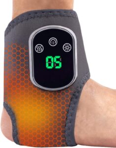 无线电动足部脚踝按摩器（三档震动五档恒温定时居家旅行） 51%OFF