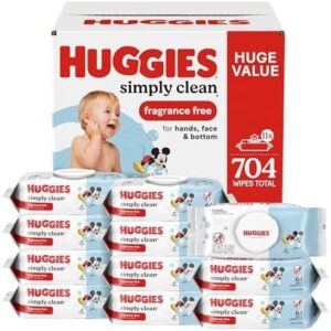 Huggies/11包704片无香婴儿湿巾 49%OFF