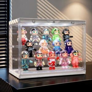 分层亚克力展示盒(无线LED灯/磁吸防尘可堆叠) 50%OFF
