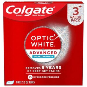 Colgate/3件光学白牙釉安全牙膏 75%OFF