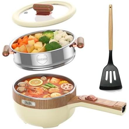 1.5L Portable Adjustable Power Multifunctional Electric Cooking Pot, 58% OFF