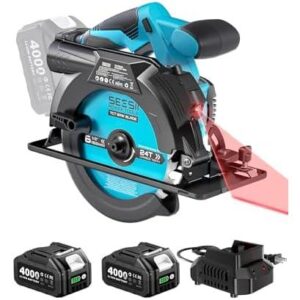 Seesii 6-1/2" 带激光的无绳圆锯 54%OFF