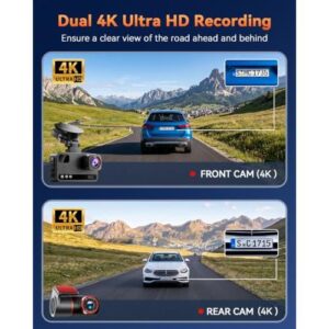 前后双录 4K 行车记录仪49%OFF