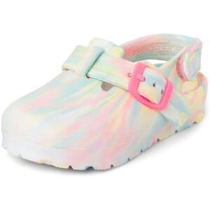The Children's Place 女婴和幼儿闭趾木屐配背带凉鞋 32%OFF