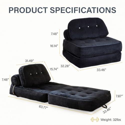 Frameless Folding Sofa Bed