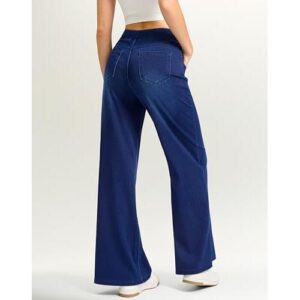 女士高腰阔腿牛仔裤 49%OFF